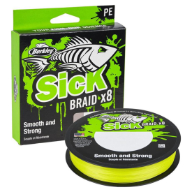 Berkley Sick Braid HV Yellow 150m - 0.14mm