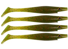 Pig Shad 15cm Nano Size (4-pack) - Watermelon Red Flake