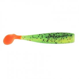 Lunker City Shaker Shad, 8cm, Firetiger Firetail - (10-pack)
