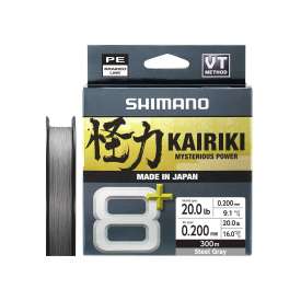 Shimano Kairiki 8+ 300m Grey - 0.19mm