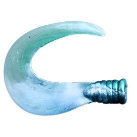 SvartZonker Big Tail (2-pack) - C21 Green/Pearl White