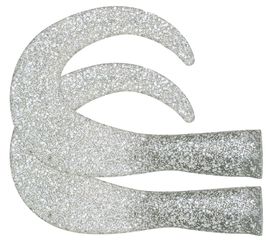 SvartZonker BigTail Junior C6 Silver Glitter 2-pack