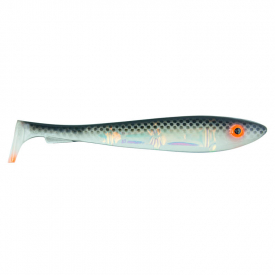 SvartZonker McRubber Flash Shad 23cm (2-pack) - UV Black Back