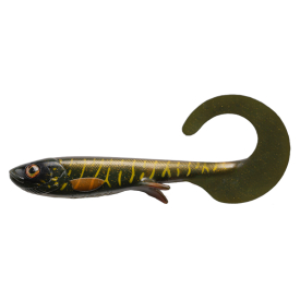 Wolfcreek Curly 29, 160g - Green Motoroil Pike