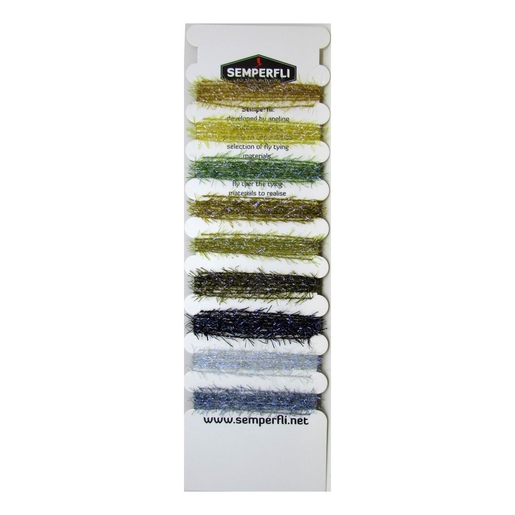 Semperfli Straggle String Mixed Pack - Naturals Collection dans le groupe Hameçons et terminal tackle / Fabrication mouche / Matériel de montage de mouches / Yarn et chenille l\'adresse Sportfiskeprylar.se (sem-straggle-mix-nat)