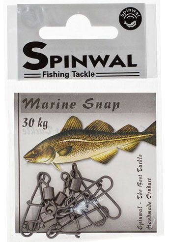 spinwal snap with swivel marine dans le groupe Hameçons et terminal tackle / Agrafes / Agrafes l\'adresse Sportfiskeprylar.se (spinwalsnap)