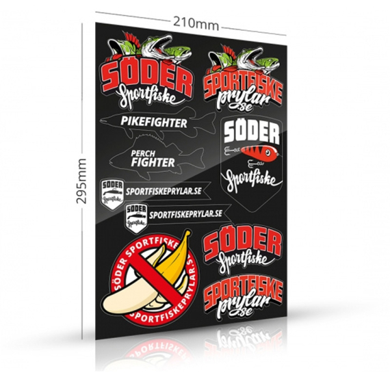 Söder Sticker Sheet Standard dans le groupe Autre / Autocollants l\'adresse Sportfiskeprylar.se (sssticker2)