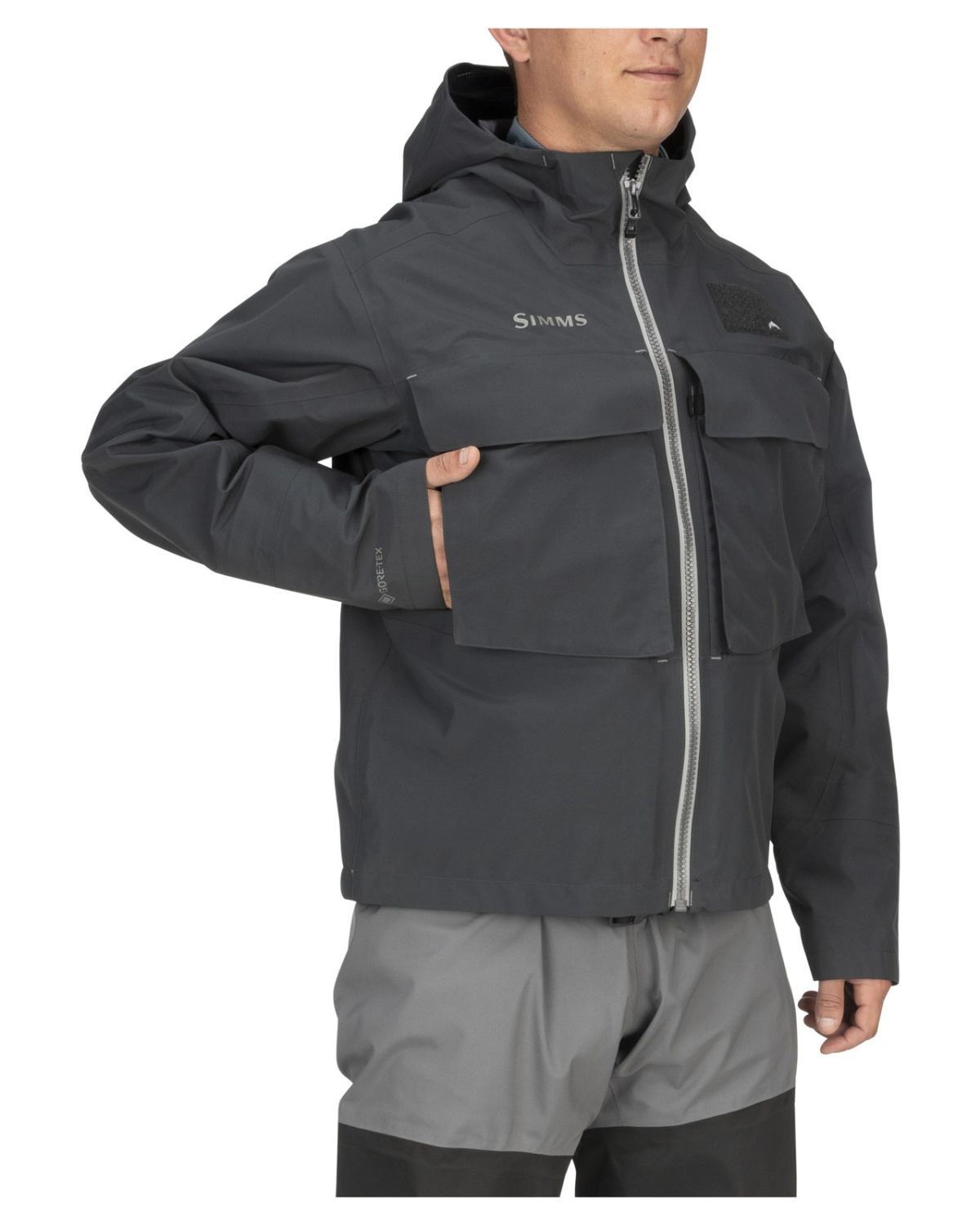Veste SIMMS Guide Classic Carbon - Ardent Pêche