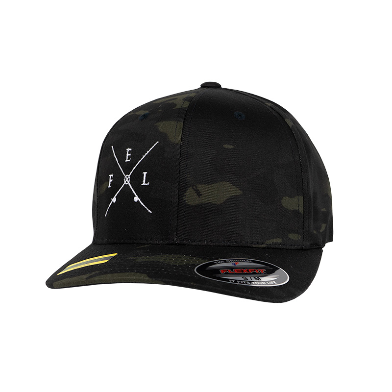 Casquette Camouflage Savage Gear Flex Fit – Taille Unique, Gris/camouflage, Pêche