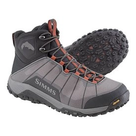 Simms Flyweight Wading Boots Boot Vibram Steel Grey 7/40