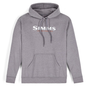 Simms Logo Hoody Grey Heather