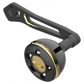 13 Fishing Power Handle LH Adjustable 60mm/70mm 35 Knob Black