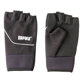 Rapala Soft Shell Cut Finger Gloves Black
