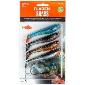 Fladen Jig Assortment Shad 100mm Colour combo 2