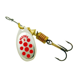 Mepps Aglia 2 - Silver Red Dots
