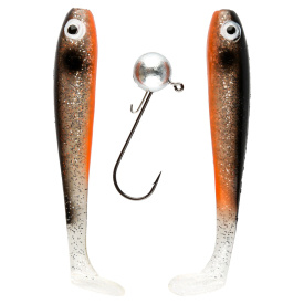 IFISH The Demon Shad 10cm, 2pcs inc. Jighead - Silver Sally
