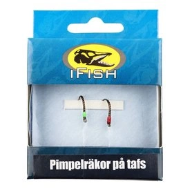 IFISH Ice Shrimp on leader 2-pcs