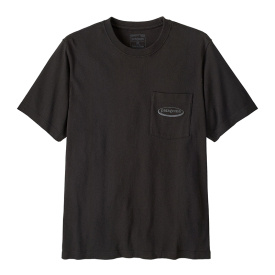 Patagonia M's MW '95 Oval Logo Pocket Tee Black