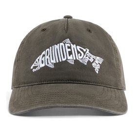 Grundéns Eat Your Words RX Trucker Loden Salmon Graphic