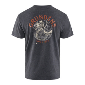 Grundéns Dead Reckoning SS T-Shirt Heather Charcoal