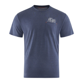 Grundéns Species Pocket Tee Dark Navy Heather