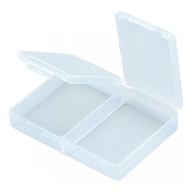 Meiho Accessories Box, 94x71x19 - 2 Comp - Clear