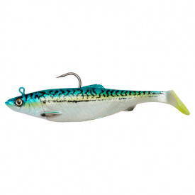 Savage Gear 4D Herring Big Shad 22cm, 200g 2+1pcs - Green Mackerel