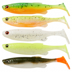 Savage Gear Fat Minnow T-Tail 13cm, 20g (5-pack) Darkwater Mix