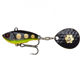 Savage Gear Fat Tail Spin 6,5cm, 16g Sinking - Black Magic
