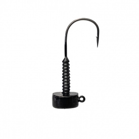 Lunker City Ned Head Black 4-pack, 7gr - 2/0