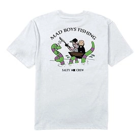 Salty Crew X Mad Boys Pont Neuf Tee White