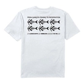 Salty Crew X Mad Boys Gangsta Tee White