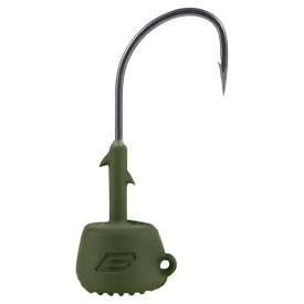 BKK Silent Chaser Draggin' NED Jig head - 1/8oz / 3,5g 2/0 Green