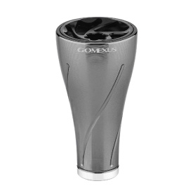 Gomexus 20mm Aluminum Reel Power Knob Silver/Black