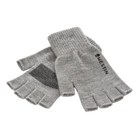 Westin Merino Wool Half Gloves Light Grey Melange