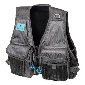 Westin W4 HD Fishing Vest 2 Boxes One Size Titanium - Grey