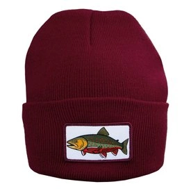 Hurricane Beanie Char Patch Red