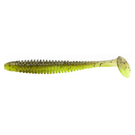 Noike Wobble Shad 7.5'' 19cm (2-pack) - Green Pumpkin Chartreuse UV
