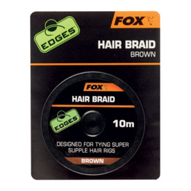 Fox Edges Hair Braid brown 10-pack