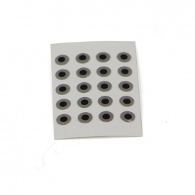 Stick-On Eyes 3,9 mm - Pearl