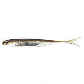 Fish Arrow Flash J Split 7'' (3-pack) - #F01 Green Pumpkin/Silver F