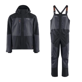 Grundéns Gore-Tex Pro Fishing Jacket & Bib Combo Obsidian