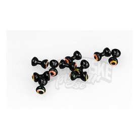 Double Pupil Lead Eyes - black/fl.orange/black