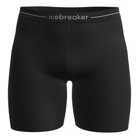 Icebreaker M's Merino Anatomica Long Boxers Black