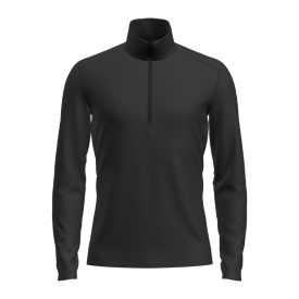 Icebreaker Mens 260 Tech LS Half Zip Black