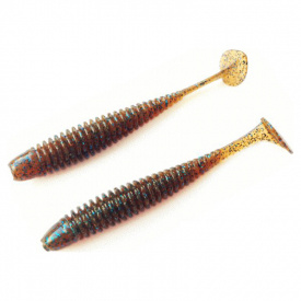 Noike Wobble Shad 3'' 7,6cm (9-pack) - Cinnamon Blue Flake