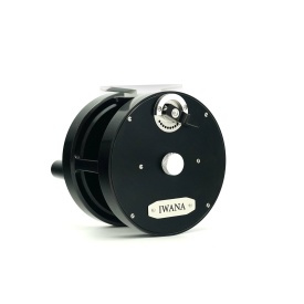 Iwana Retro 1:2 Multiplier Salmon Reel Black - 3,75''