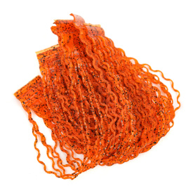 Nature's Spirit Disco Wavy Legs - Orange / Orange Black
