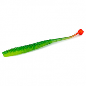 Molix Sator Worm 2,5'', 6,3cm (15pcs) - UV Orange Tail