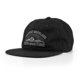 SQRTN x Söder Sportfiske 6-panel Cap, Black